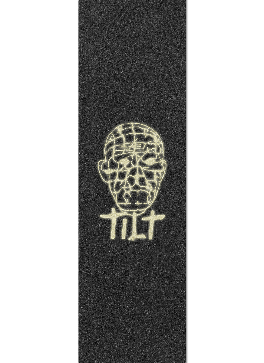 Tilt Cenobite Glow griptape - limited glow design for freestyle stunt scooters