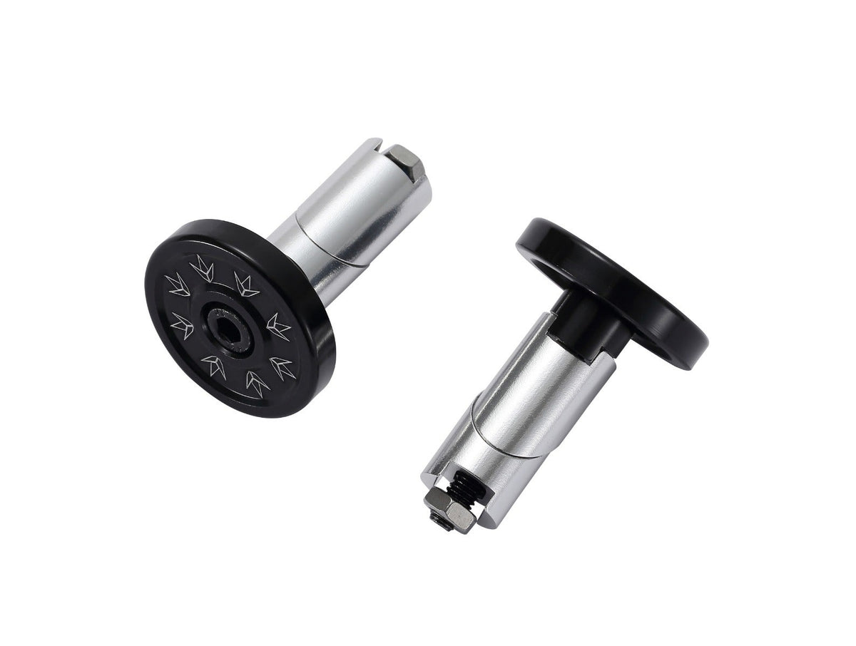 Envy Alloy Bar Ends - Black - Envy bar ends for freestyle stunt scooters
