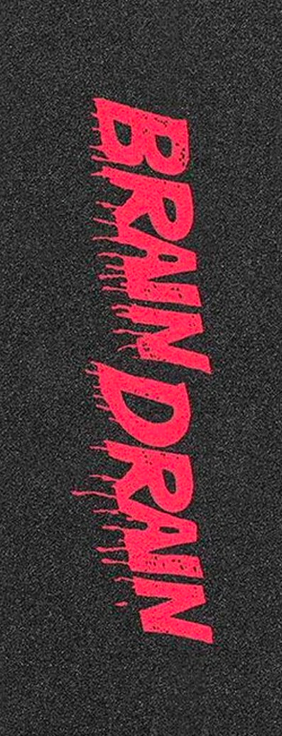 Tilt Brain Drain griptape - black sheet with the Brain Drain logo for freestyle scooters (view 2)