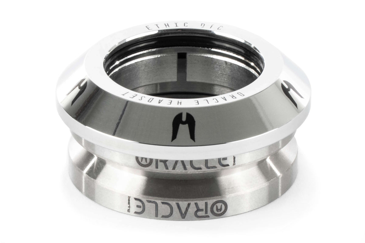 Ethic Oracle Headset - Chrome - Ethic headset for freestyle stunt scooters