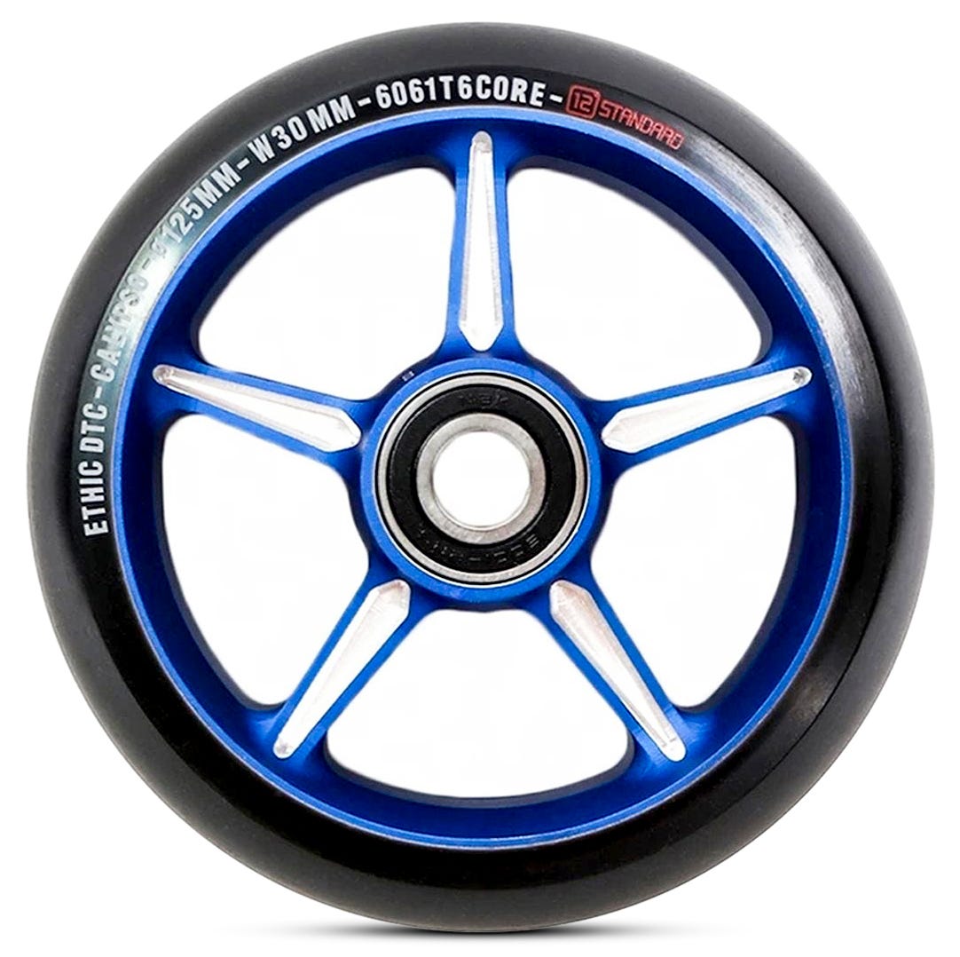 Ethic Calypso Wheel 125mm Blue - Ethic wheels for freestyle stunt scooters