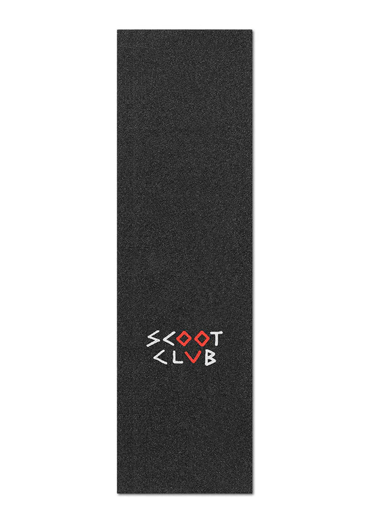Tilt Club Logo griptape in red for freestyle stunt scooters
