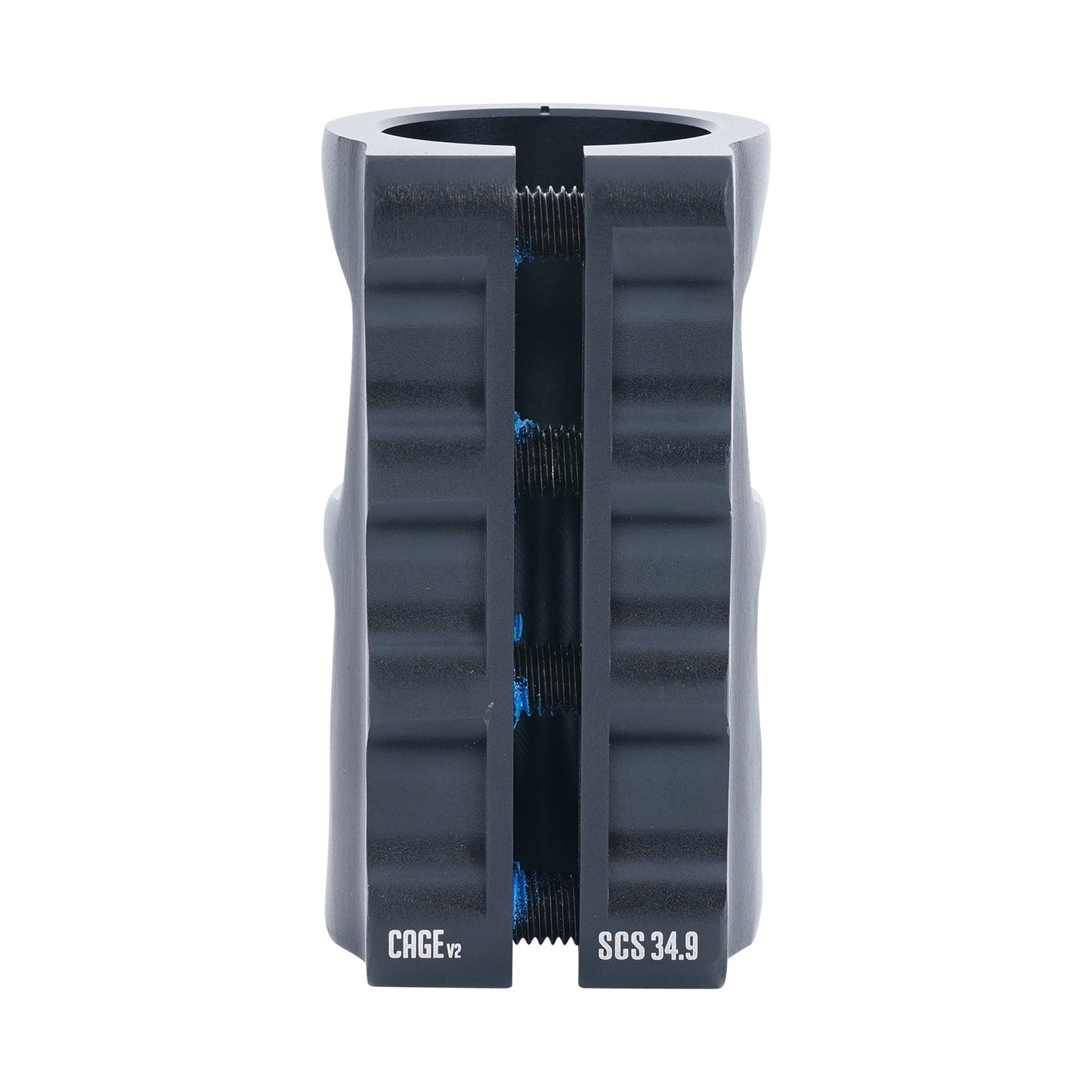 OATH CAGE V2 ALLOY 4 BOLT SCS CLAMP - ANO SATIN BLACK