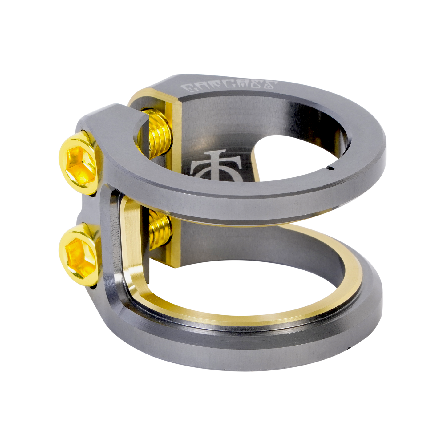 OATH CARCASS 2 BOLT CLAMP TITANIUM/GOLD