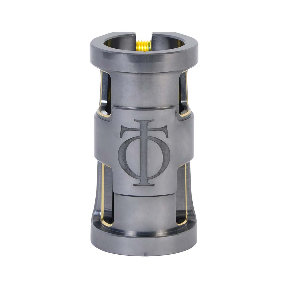 OATH CARCASS SCS 4 BOLT CLAMP TITANIUM/GOLD