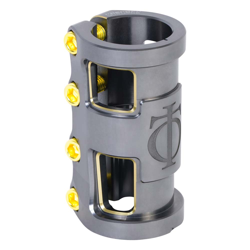 OATH CARCASS SCS 4 BOLT CLAMP TITANIUM/GOLD