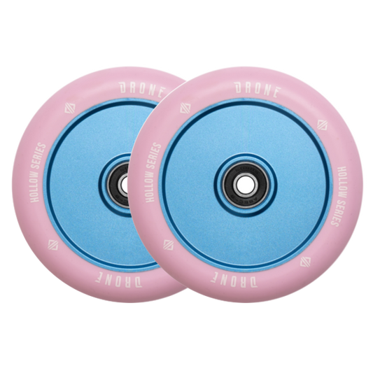 DRONE HOLLOW SERIES WHEELS 110MM - PASTEL BLUE/PINK