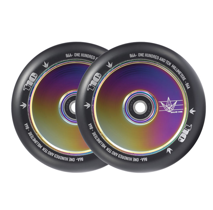 ENVY WHEELS HOLLOW CORE 110mm - OILSLICK (PAIR)