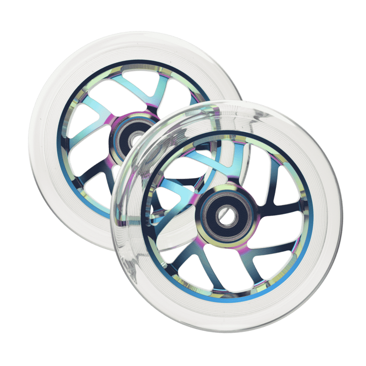 FUZION FLIGHT WHEEL 110MM - NEOCHROME WITH CLEAR PU