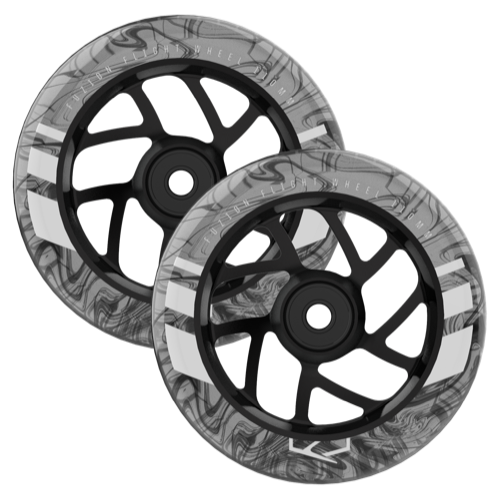 FUZION FLIGHT WHEEL 110MM - BLACK WITH CLEAR PU