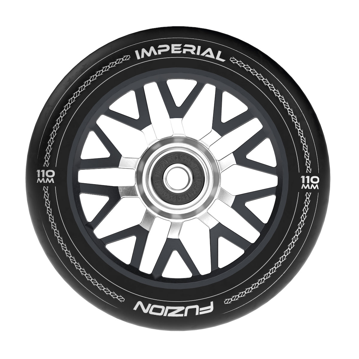 FUZION IMPERIAL WHEEL 110MM - BLACK/BLACK