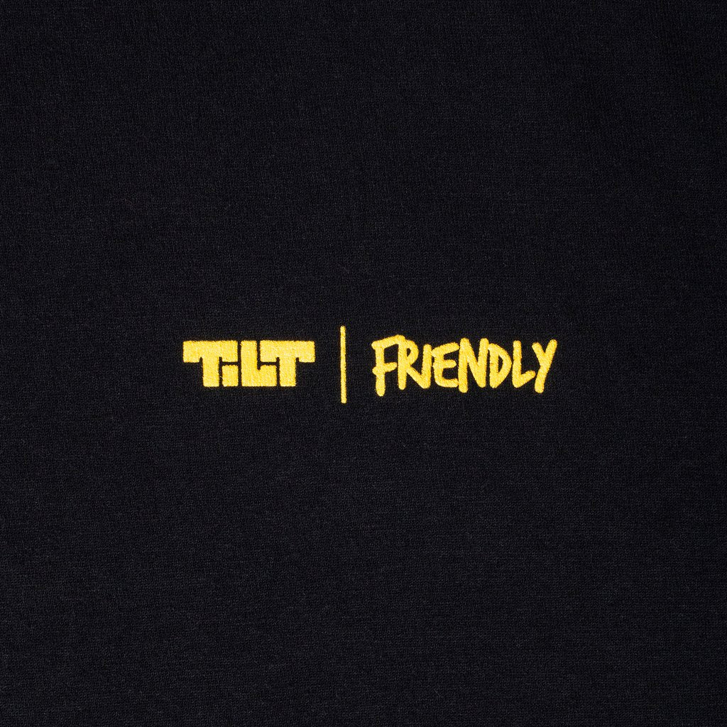 TILT X FRIENDLY TEE - BLACK