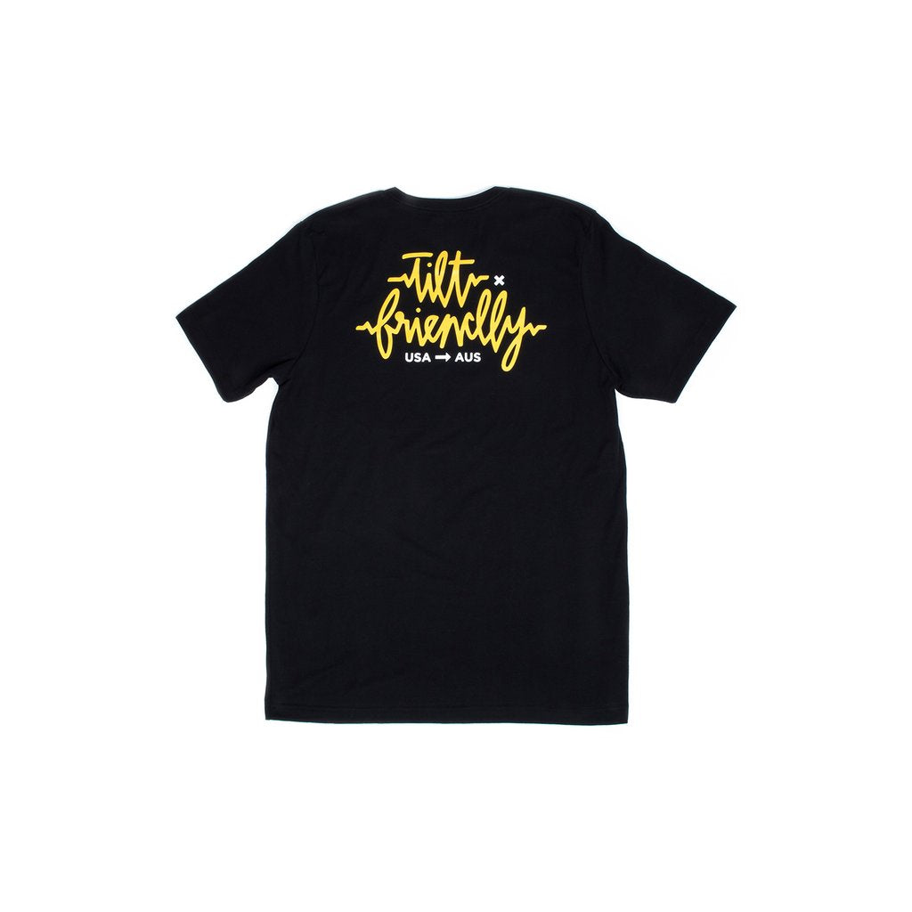 TILT X FRIENDLY TEE - BLACK