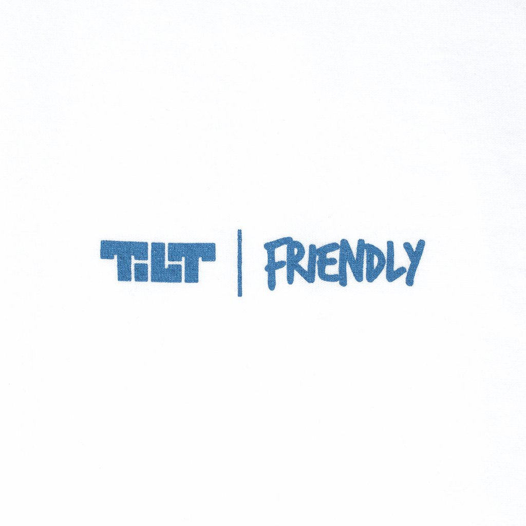 TILT X FRIENDLY TEE - WHITE