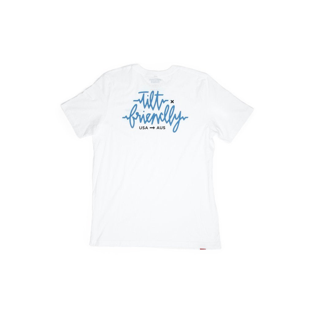 TILT X FRIENDLY TEE - WHITE
