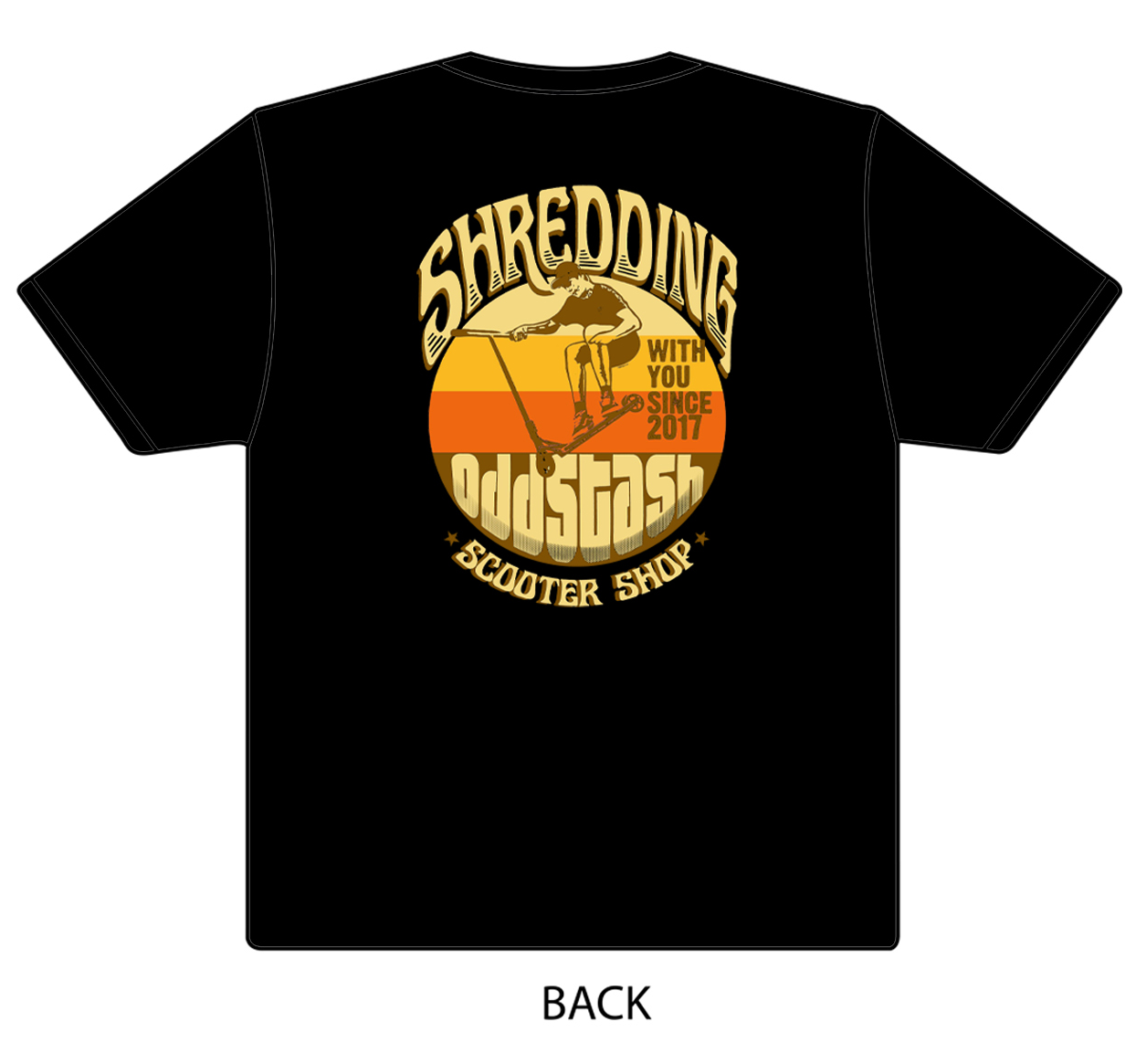 ODDSTASH T-SHIRT 2021 - SHREDDING WITH YOU
